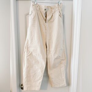 American Eagle Outfitters Beige Wide Leg Pants